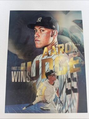 Aaron Judge Lenticular Wall Art Poster - New York Yankees Home Run Leader